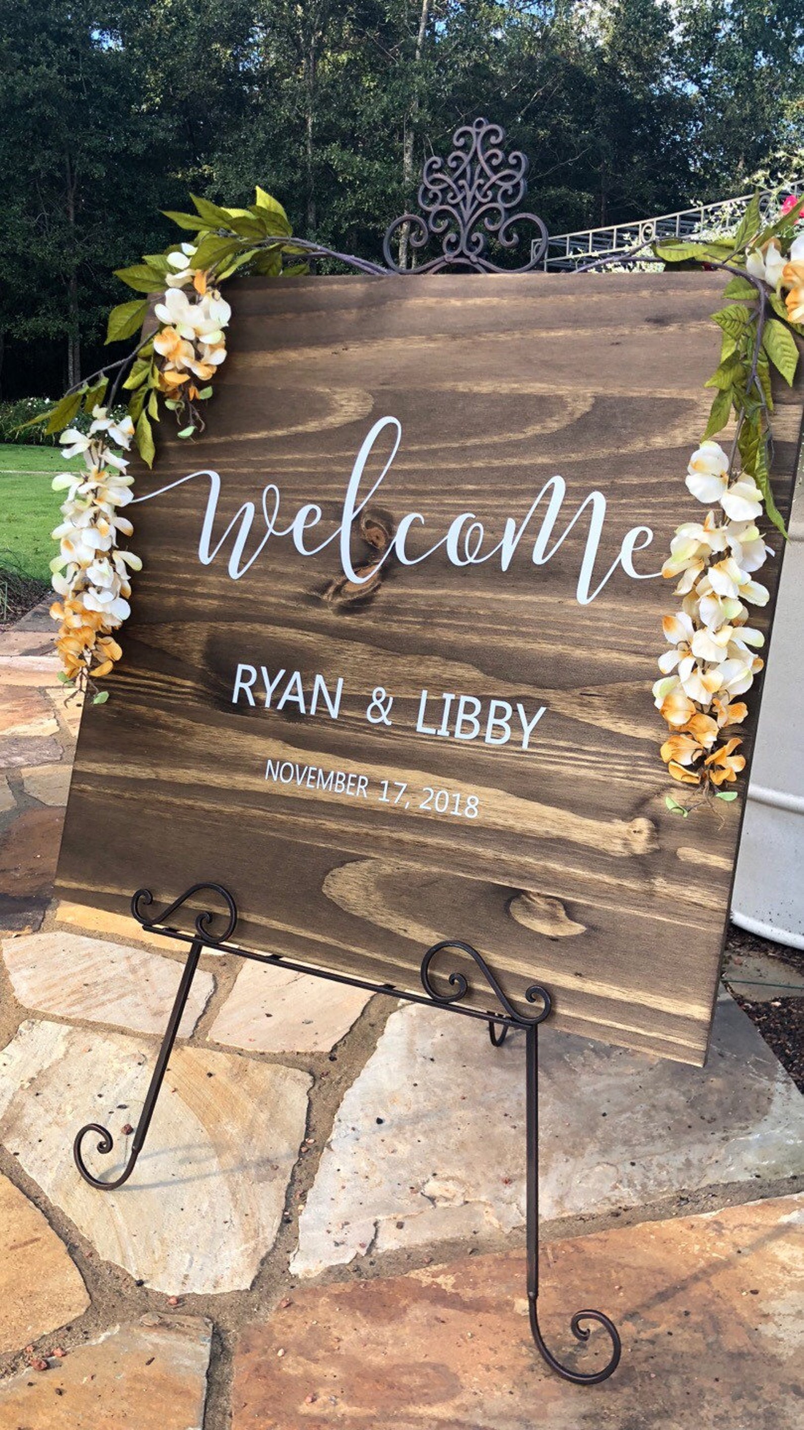Last Name Wedding Sign, Wedding Welcome Sign, Rustic Wood Wedding Sign Last Name Wedding Sign, Wedding Welcome Sign, Rustic Wood Wedding Sign