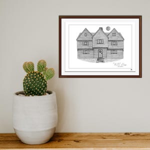 Witch House Art Print | Salem | Massachusetts | Salem, MA | Witch House