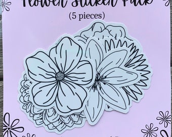 Stickerpakket bloemen | Bloemsticker | Bloemensticker | Bloemen