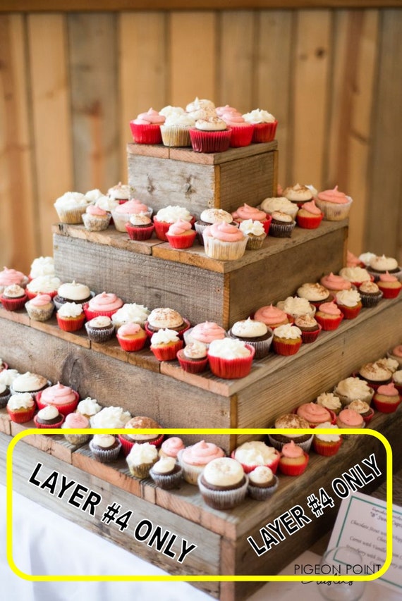 Rustic Wooden Wedding Cake Stand Platform For Cakes And Etsy