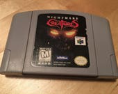 Nightmare Creatures Official Nintendo 64 Game Cartridge N64 Collectible Cleaned and Tested
