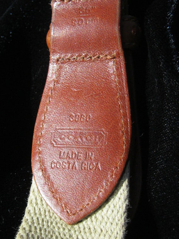 Vintage Coach belt , size 36" - image 3