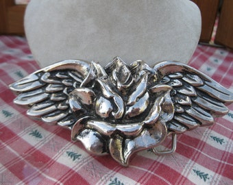 Winged Rose Buckle