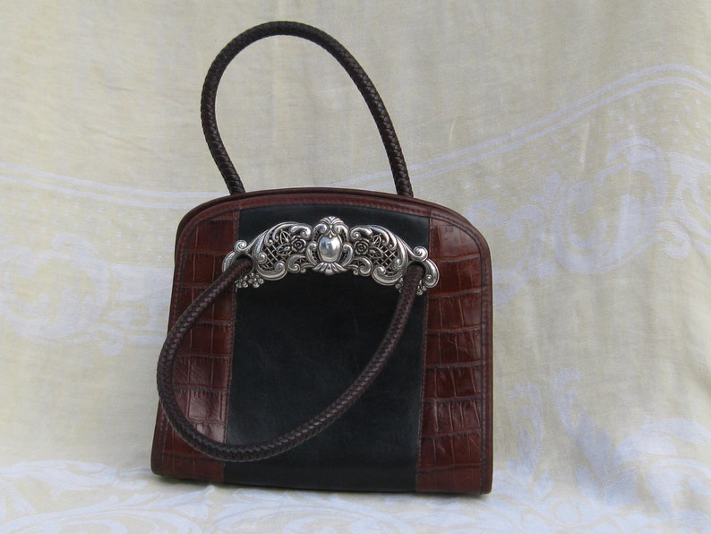 Rare Vintage 1980's Brighton Hand Bag bild 1
