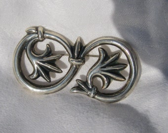 Vintage MMA sterling Silver Brooch