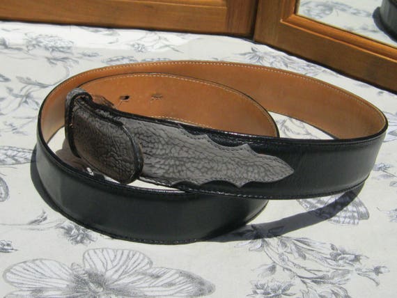 Vintage Western Belt, Tony Lama Cowboy Belt - image 1