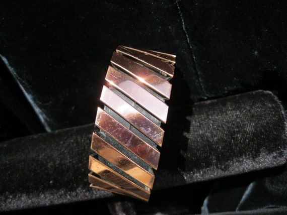 Copper Renoir Cuff, Mid Century Copper Bracelet - image 2