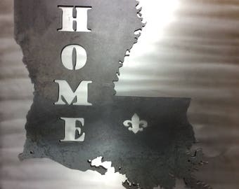 Any state or country! Metal Wall art