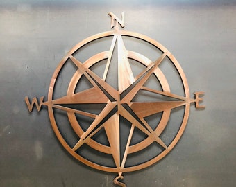 Nautical Star and Compass!! Metal wall art and home decor....Popeye would approve this piece...Designed with and thanks to Adam Saulter!