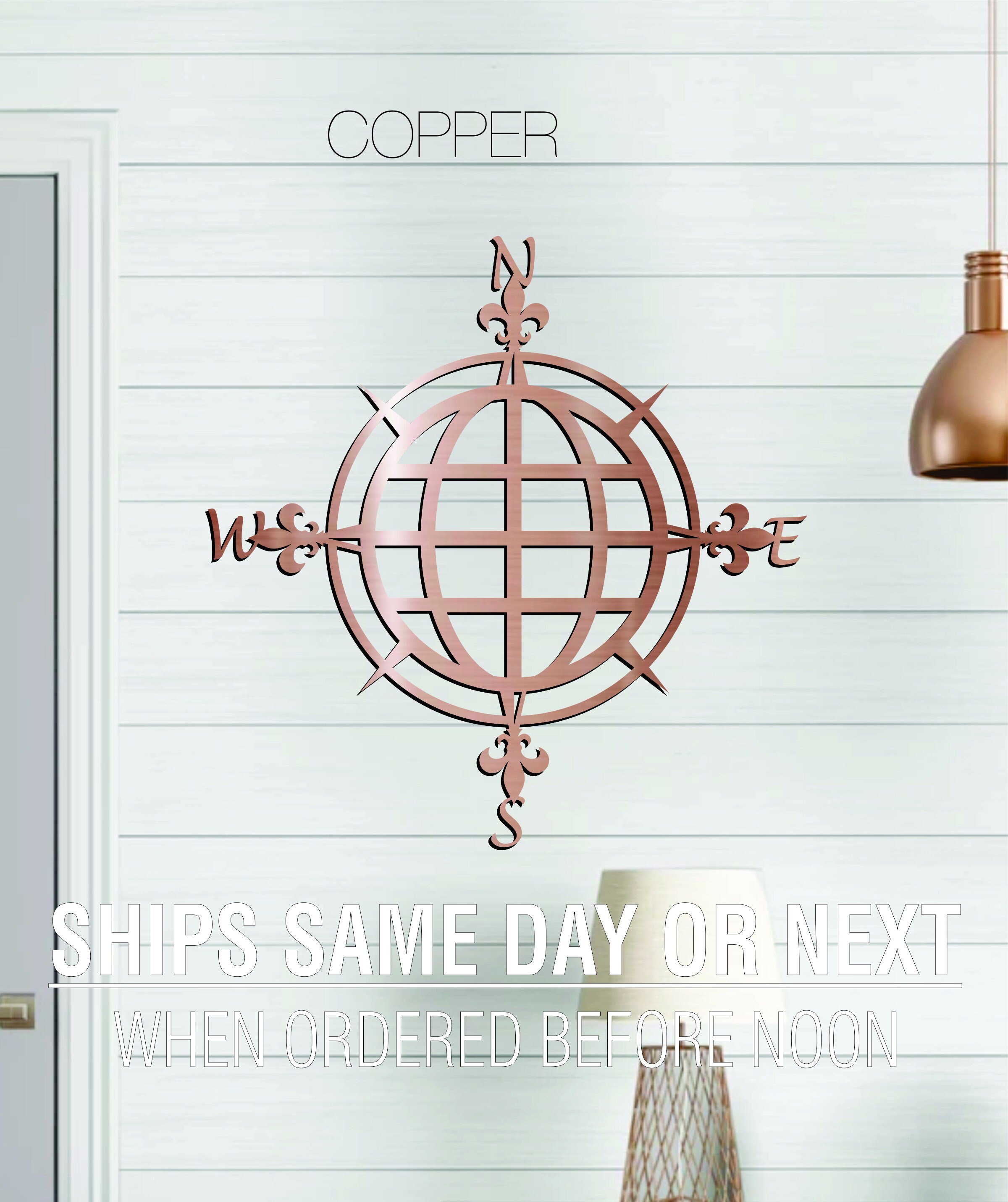 Nautical Star and Compass in polished steel !! Metal wall art and home decor....Designed with and thanks to Adam Saulter!