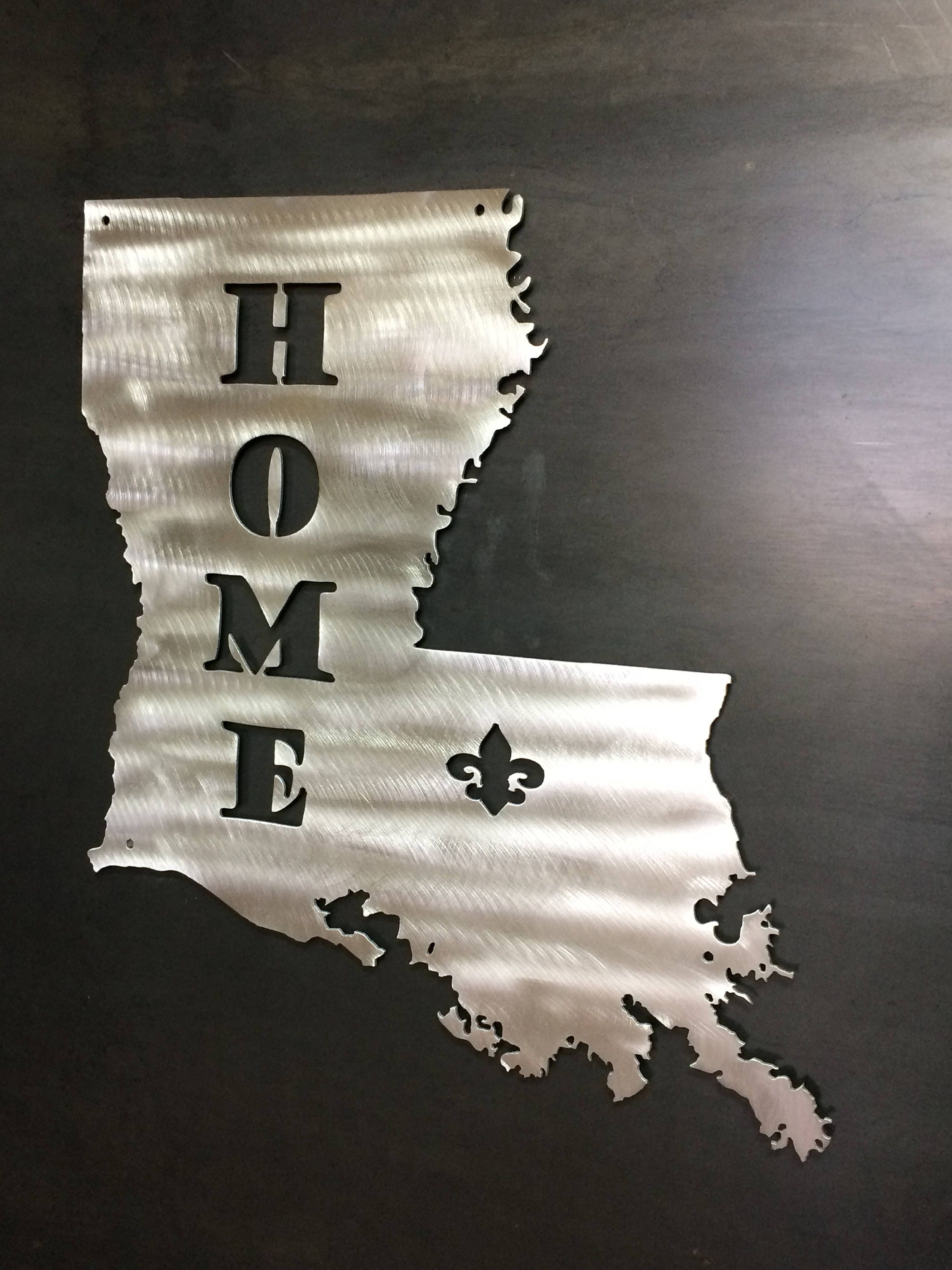 Any State or Country Metal Wall Art Just Tell Us Your State Etsy