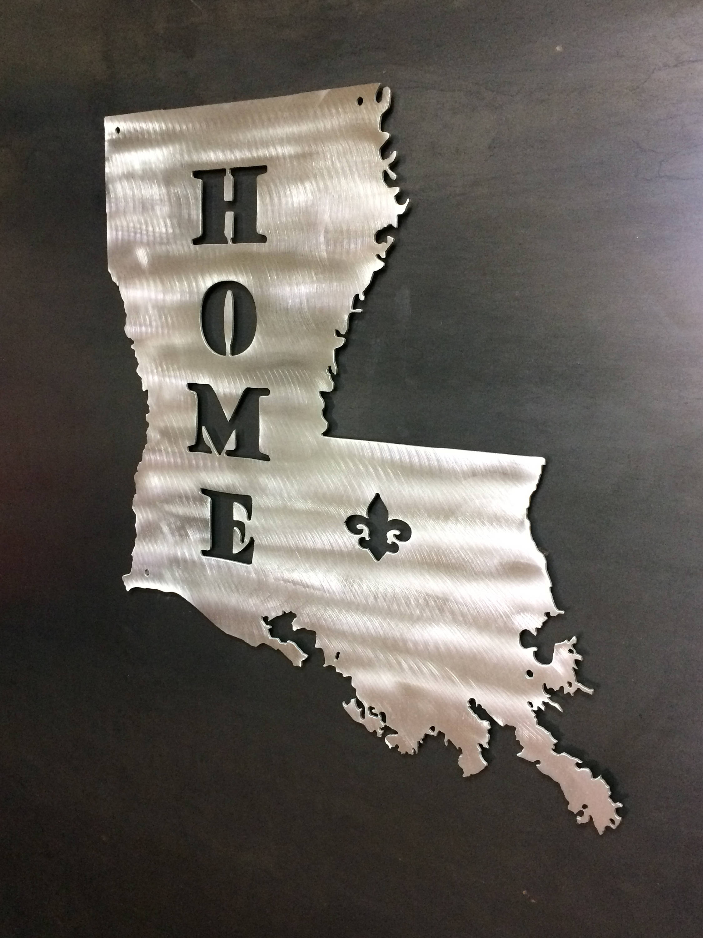 Any State or Country Metal Wall Art Just Tell Us Your State Etsy