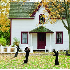 Zombie Hands Lawn Art, Weather proof Steel, Fall Art, House Warming, Seasonal creation