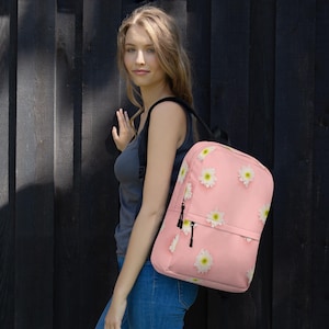 Pink Floral Backpack