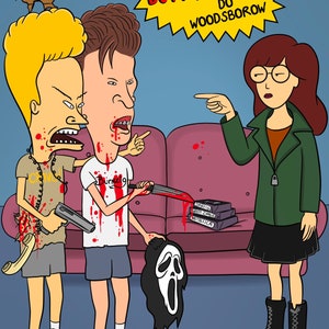 11x14 Beavis and Butthead / Scream