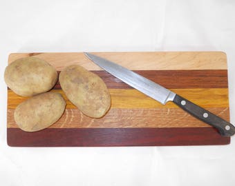 Small wooden cutting board, cheese board, bread board, kitchen board (#125)