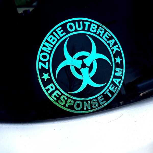 Zombie Car Decal Etsy