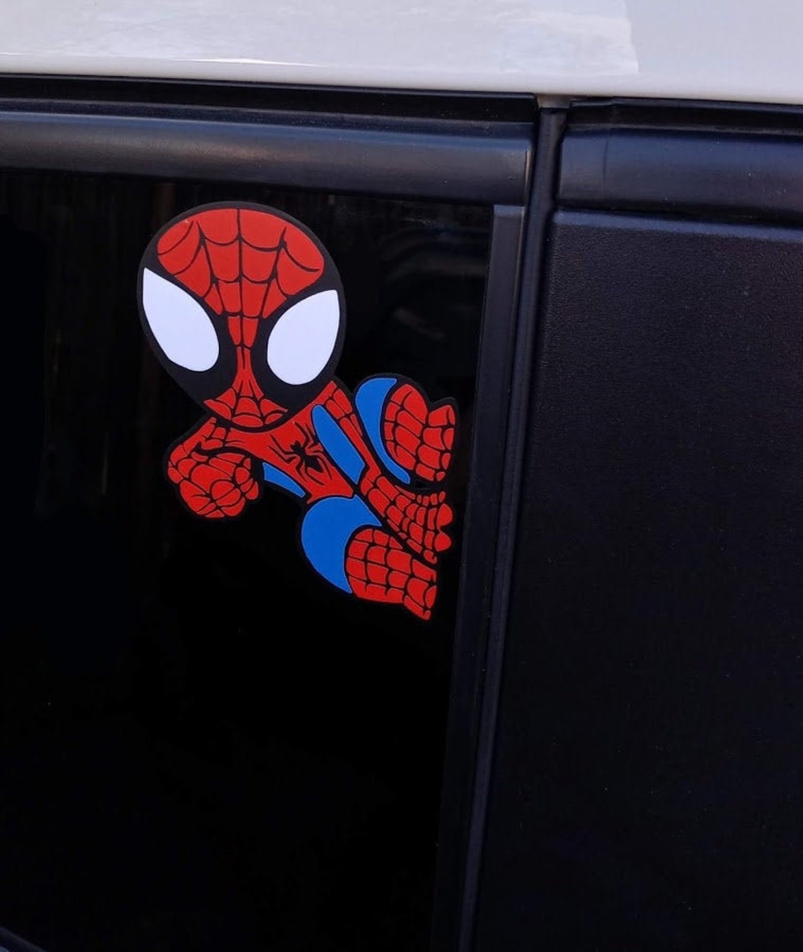 Layered Cartoon Spiderman Vinyl Sticker Spiderman car decal Etsy