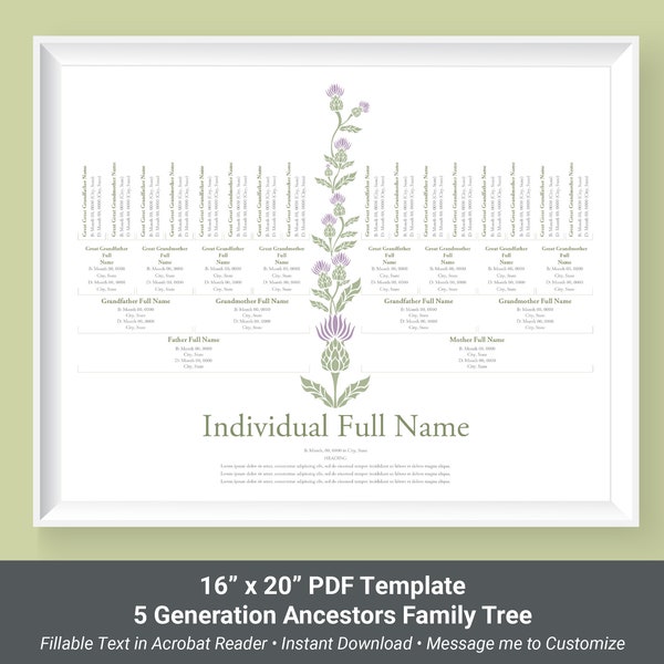 Acrobat Reader Template Etsy