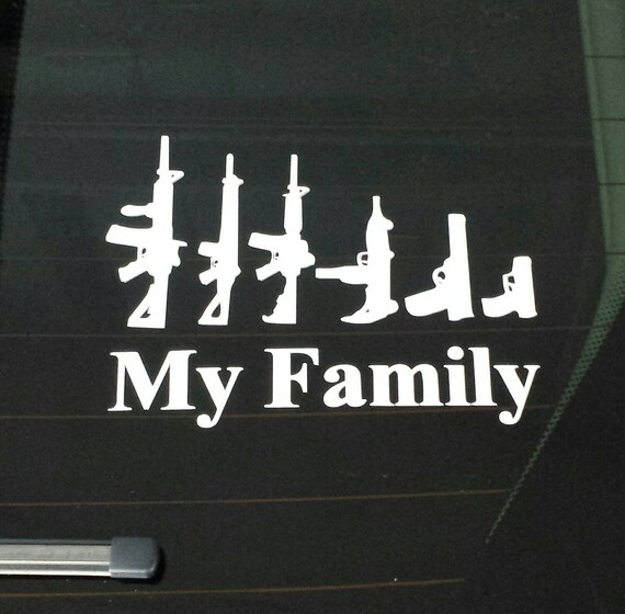 Girls Just Wanna Have Guns NRA Molon Labe Funny Car Decal Window Vinyl Sticker