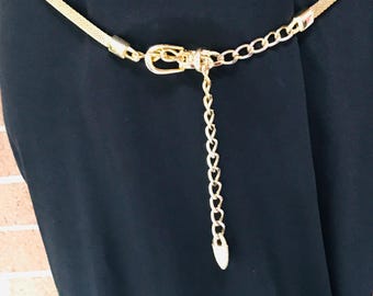 Brass Gold Chain Belt Vintage Deadstock Y2k - Etsy display picture 3