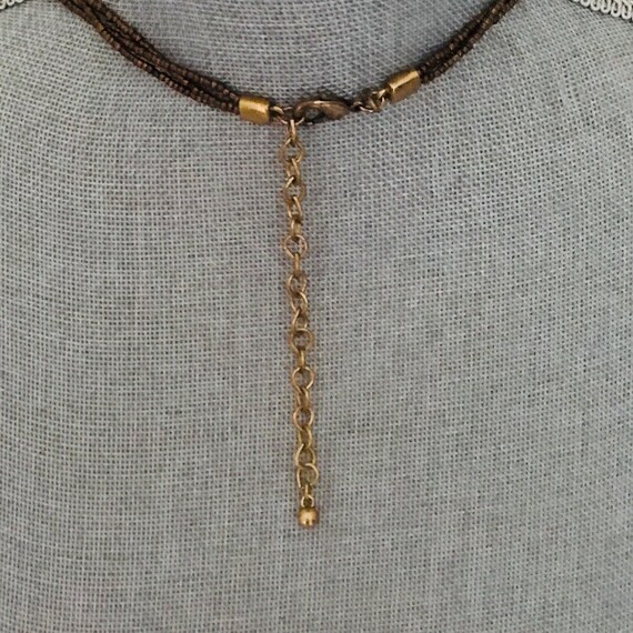 Chico’s Signed Multi-Shell 3 Strand Necklace & Sh… - image 5