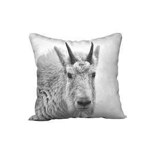 Nanny Mountain Goat Photographic Pillow (18&quot; x 18&quot; and 22&quot; x 22&quot;)