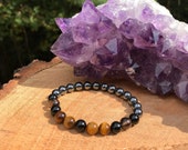 Negative Energy Protection Bracelet Chakra Healing Divine Grounding Psychic Vampire Balance EMF Smog Balance