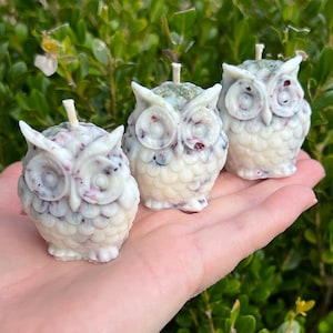 SPECIAL EDITION Lilith Offering Ritual Owl Crystal Candles | Dark Moon Goddess Lilit Temptress Witchcraft Altar Spell Magic Deity Intention