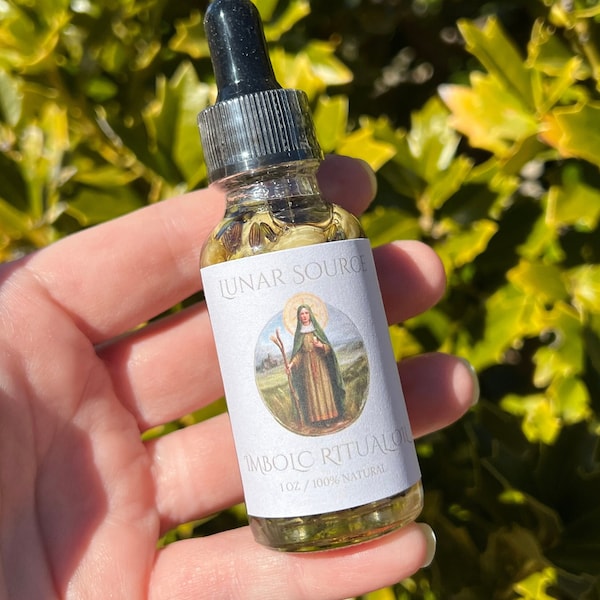 Brigid Ritual Oil | Gaelic Celtic Goddess St Brighid Imbolc Body Perfume Witchcraft Altar Spell Magic Deity Intention Devotional Pagan Gift