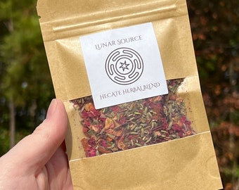 Hecate Devotional Herbal Offering Loose Incense Blend | Dark Moon Goddess Spiritual Ritual Protection Altar Spell Candle Tool Witchcraft