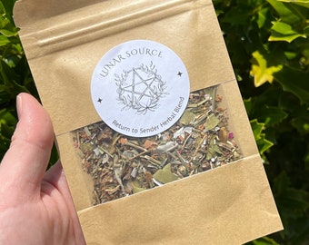 Return To Sender Loose Incense Herbal Blend | Spiritual Fiery Wall of Protection Reversal Altar Spell Tool Pagan Witchcraft New Age Witchy