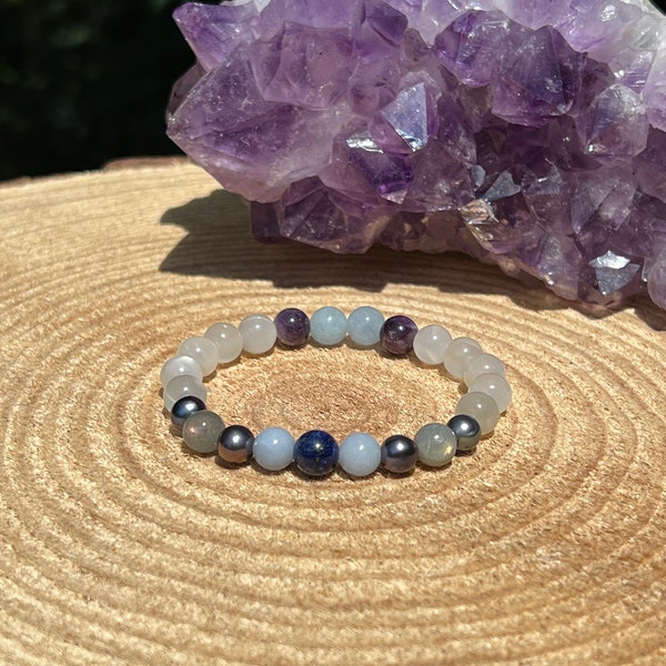 Cosmic Witch Bracelet | Celestial Star Moon Luna Witchcraft Jewelry | Moonchild Magick | Pagan Wicca Spiritual Crystals Astrology Astronomy