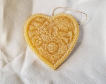Two Turtle Doves Beeswax Ornament