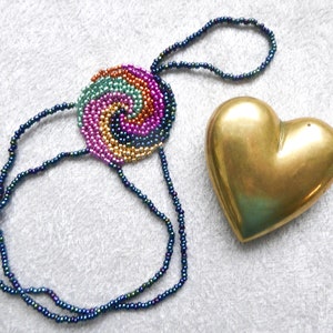 Spiral beadwork. Elastic slave bracelet. Different metallic irregular seed beads. Beaded hand finger jewelry. Hand jewelry. Ring bracelet. image 4