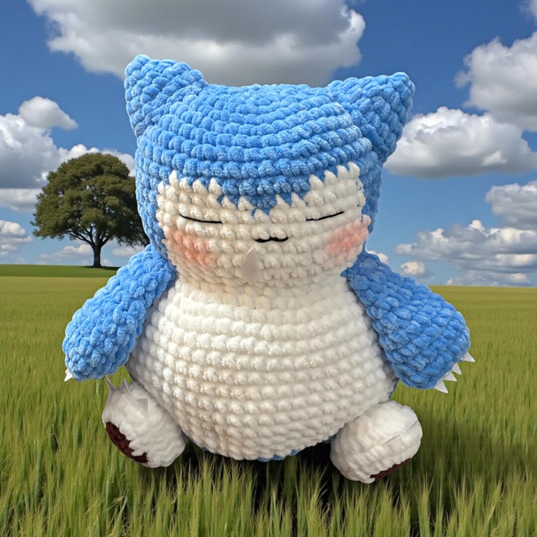 Handmade Crochet Snorlax Inspired - Etsy