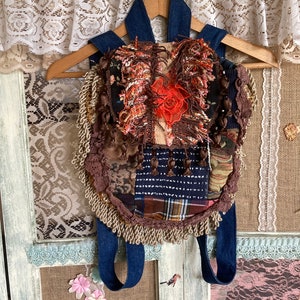 Patchwork backpack