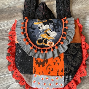 Spookie Minnie mickey Halloween backpack