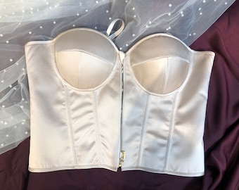Croptop Corset For Women, Satin Corset Top, Bustier Top