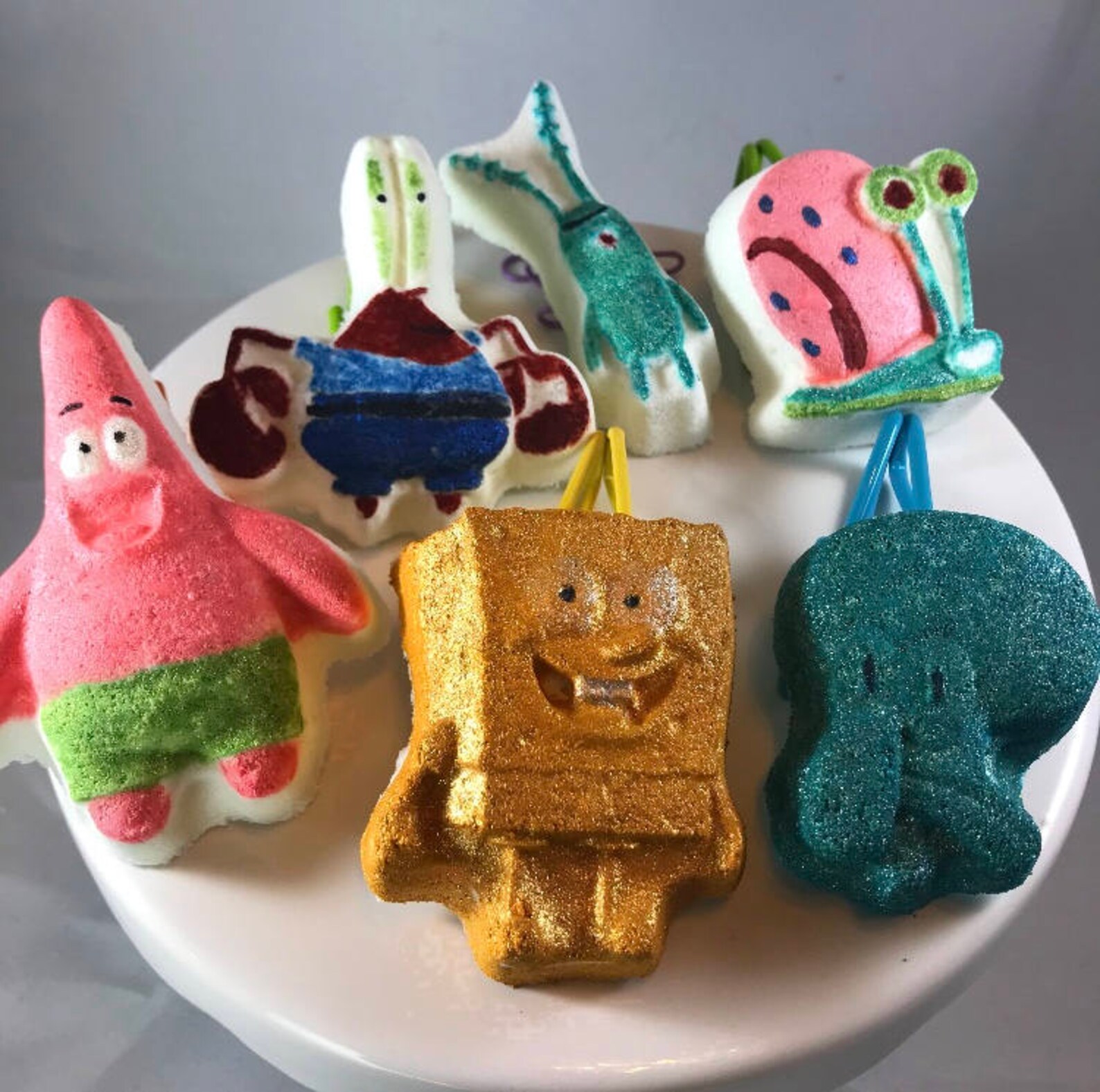 Spongebob & Friends Bath Bombs Etsy