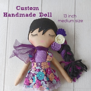 Handmade Doll~Heirloom Doll~OOAK Art Doll~Vintage Doll~Big Sister Gift~Doll~Rag Doll~Baby Shower Gift~First Birthday Gift~Girl Nursery Decor