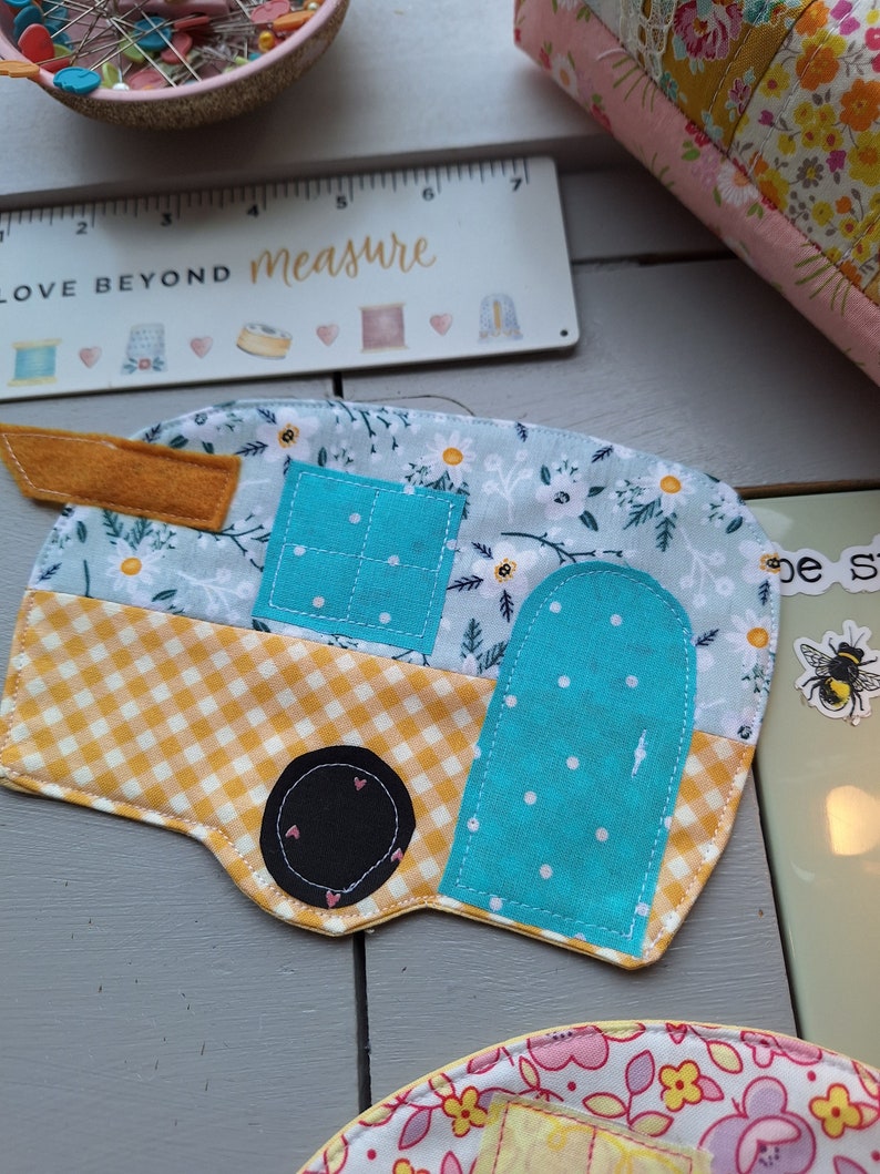 PDF Sewing Pattern-Vintage Camper Mug Rug-Retro Camper Hot Pad-Step by Step Photo Tutorial-Beginner Sewing Tutorial-Easy Sewing Pattern image 4