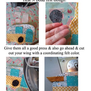 PDF Sewing Pattern-Vintage Camper Mug Rug-Retro Camper Hot Pad-Step by Step Photo Tutorial-Beginner Sewing Tutorial-Easy Sewing Pattern image 3