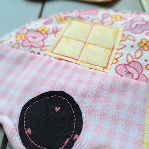 PDF Sewing Pattern-Vintage Camper Mug Rug-Retro Camper Hot Pad-Step by Step Photo Tutorial-Beginner Sewing Tutorial-Easy Sewing Pattern image 5