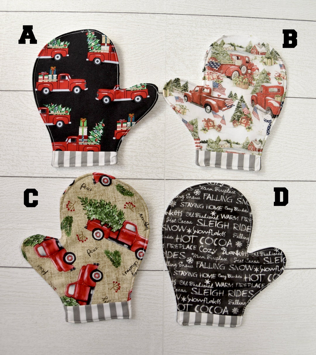 Mitten Mug Rug Quilted Christmas Mitten Mug Rug: Vintage Farmhouse Coaster - Etsy