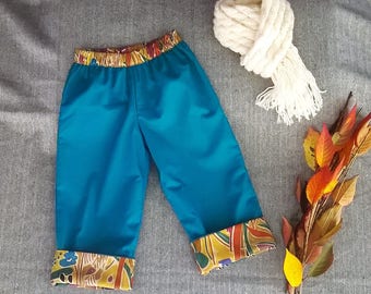 Reversible Pants. Size 4-5. Handmade.