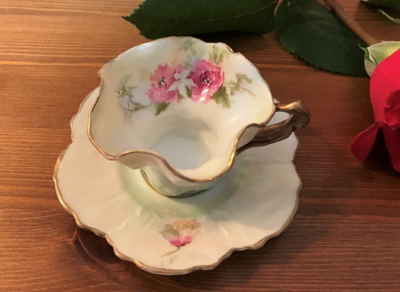 RS Prussia Fine Porcelain Teacup 1890s