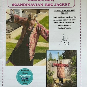 Reimagined Scandinavian, Bronze Age, BOG JACKET sewing instructions