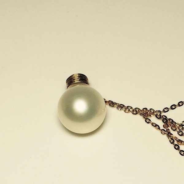 Light Bulb Necklace Etsy