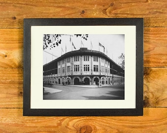 Forbes Field 1909 - Historic Former Pittsburgh Ballpark - Matted & Framed Vintage Sports Wall Hanging